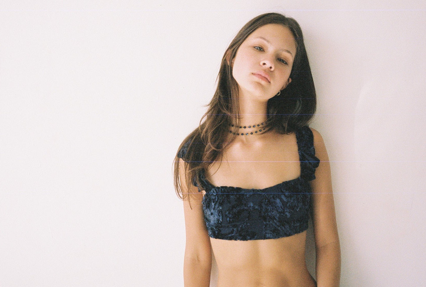 Violet Silk Velvet top