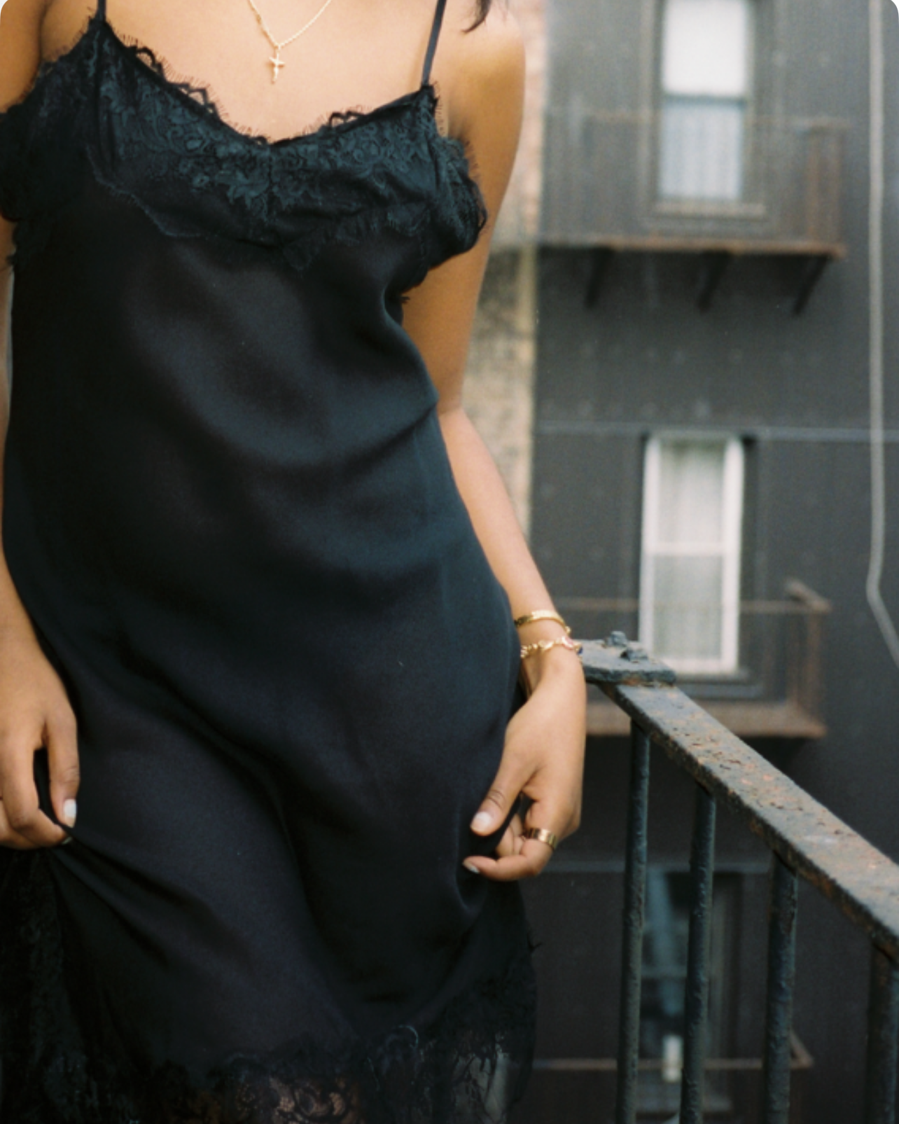 The Vivienne Chiffon Silk Slip